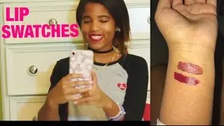 NEW Holiday Edition Swatches by Kylie Cosmetics: Jolly Gloss & Dancer Metal