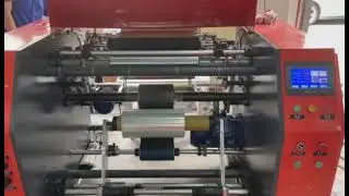 Five Shaft Fully Automatic Stretch Film /Cling Film Rewinding Machine