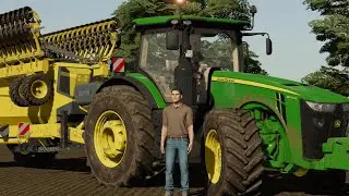 JOHN DEERE 8400R ,BENDAR SEEDER