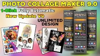 🔥 Create Professional Photo Collage in Seconds 🔥 | New Photo Collage Maker V9.0