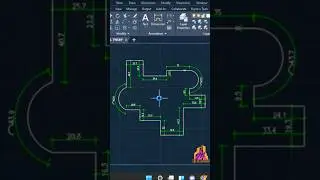 Dimensioning in AutoCAD in Seconds Using YQARCH Plugin#autocad #architecture #yqarch #viralshorts