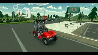 Smart Taxi city passenger Driver/ driving a rickshaw/ android gamepaly