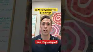 Pain Physiology?! #pain #nociception #drmike #science #education #health