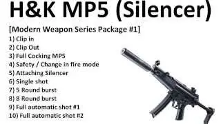 Royalty Free - H&K MP5 (Silencer) - Sound Effects - HQ