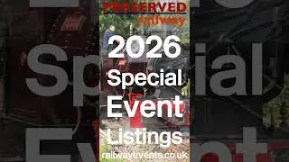 Railway Gala and Events Listings Online at railwayevents.co.uk #train #steam #diesel #vintage