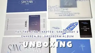 TXT & ENHYPEN Album Unboxing - The Star Chapter: Sanctuary & Romance Untold: Daydream!