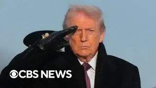 Trump attends dignified transfer of 2 National Guard members killed in Syria