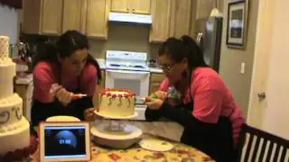 Next Great Baker 3 Minute Cake challenge (Team Sisters)