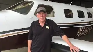 Bill Looney, the owner of N14PC, a 1989 Piper Malibu Mirage