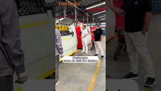 Customer visited our factory to see the automatic stirrup bending machine in operation 👷&zwj;♂️