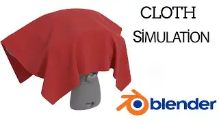 Blender  Tutorial 2.9  -  cloth simulation  #BlenderLearning