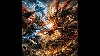 choque de titane thor vs lu bu
