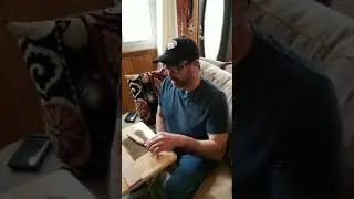 Rich Smithson woodburning a Helvie knife