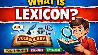 Lexicon Meaning with Examples | Literary Devices #Lexicon #EnglishLiterature#LiteraryTerms