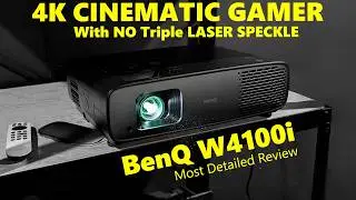 Benq W4100i Zero Spekcle 4LED Gamer 4K Home Theater Projector Review !