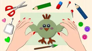 Поделки из бумаги &ndash; Цыплёнок