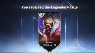 Global franco full gameplay @MLBB #franco