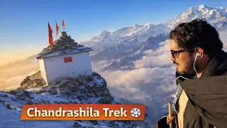 Chandrashila Trek in Winter ❄️ | Tungnath to Chandrashila Complete Vlog