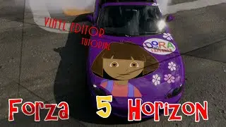 Forza Horizon 5 Vinyl Group Editor Tutorial Cartoon Character Design/Livery