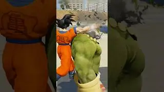 Team Hulk Vs Team Superman - Slap Challenge 👋| Goku Appearance | #Shorts | #gta5 | #gaming