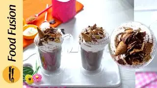 Рецепт горячего шоколадного мороженого с карамелью и хрустом от Food Fusion