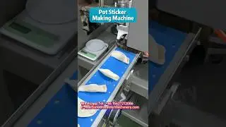 Pot Sticker Making Machine #dumplingmachine #dumplingmakingmachine #dumplings #makingmemories #short