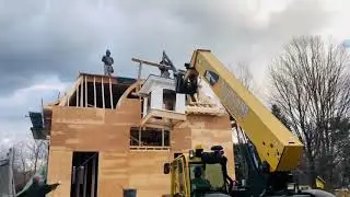 Setting Cupola on top of barn