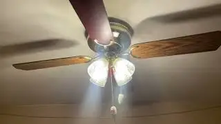 2001 Hampton Bay carriage house ceiling fan (Autumn edition) demo