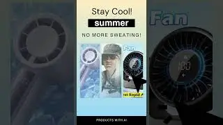 Top 3 Portable Cooling Gadgets for Summer 2025  #aigadgets #robot #techessentials