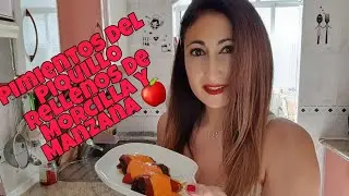 Pimientos del piquillo rellenos de Morcilla y Manzana 🍎