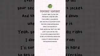 Alaina Castillo- Pocket Locket Lyrics🎀 #lyrics #pocketlocket #song #ytshorts #shorts #fyp #trending