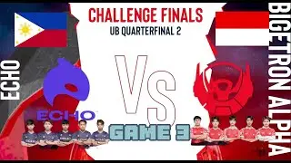 BTR vs. ECHO - GAME 3 -  Snapdragon Mobile Challenge Finals | Day 4 #mlbb #snapdragon