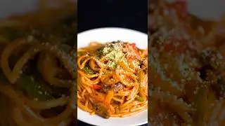 Spaghetti Napolitan ナポリタン #japanesepasta #napolitan  #ナポリタン #喫茶店風
