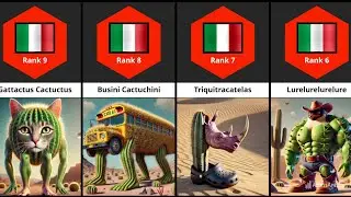 Comparison: Ranking All the Italian  Brainrot Cactus Memes