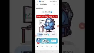 TON STATION New mining project No tap tap only 8 hour click #tonstation #ton #telegram