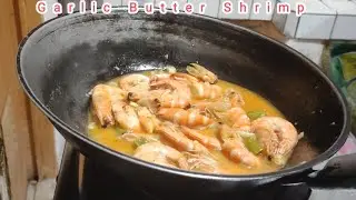 Filipino Food. Garlic butter shrimp. #pinoy #pinoyfood 