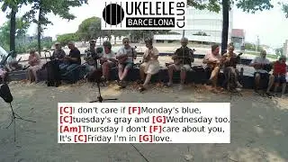 Friday I'm in Love - The Cure - Ukulele Cover Play Along with Chords and Lyrics - B.U.C.
