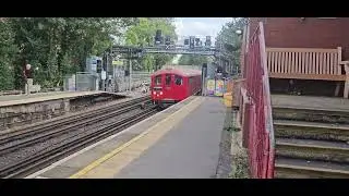 London Underground 1938 stock on tour along the metropolitan line 