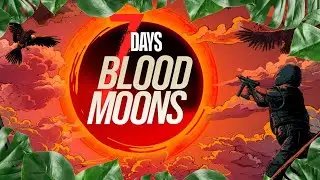 😱 Кошмар зомби-орды 4 против 1! Сможем ли мы пережить Кровавую Луну за 7 дней? (Безумный геймплей)