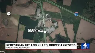 Driver charged with DUI after pedestrian was killed in early morning crash in Kentucky