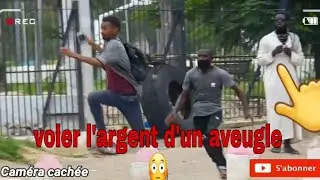 cam&eacute;ra cach&eacute;e_ voler l'argent d'un aveugle _elzzetsesdelires