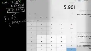 Calculating Speeds and Feeds - Drilling and Tapping A Hole Part 2 of 2