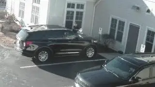 On camera: Man douses police chief's cruiser with gas