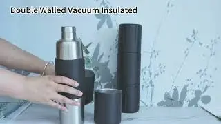 750ml Camping Bottle with Sharing Cups