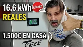 TZPOWER: batería vertical con 16,6 kWh REALES (récord) por ~1.500€ en casa | Review + Test