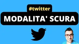 Modalit&agrave; scura su Twitter | tema scuro twitter - dark mode | 