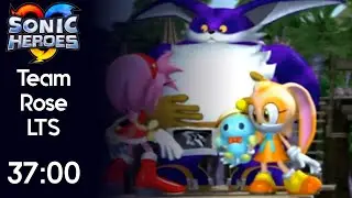 Sonic Heroes - Team Rose LTS Speedrun - 37:00 [Game Time]