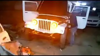 MM 550 Ex Army jeep 2004 model with LED lights