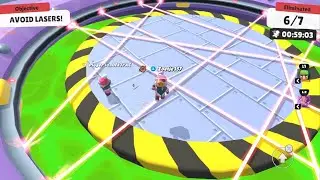 Jurassic Rush with a Random Game in Stumble Guys