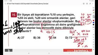 VERİ ANALİZİ  LGS DIŞINDA ÇIKMIŞ SORULAR PART 2 #lgsmatematik #verianalizi